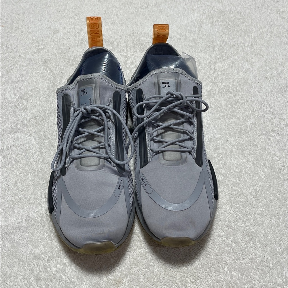 Mens Adidas NMD_R1 Spectoo Nasa Halo Silver Tennis Shoes 👟 Size 12